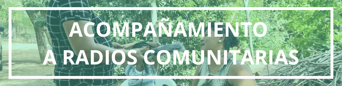 Producciones sonoras de acompañamiento a radios comunitarias